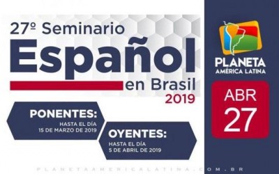 27º Seminário - ESPANHOL em Brasil 2019