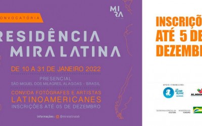 Residência Mira Latina, de 10 a 31 de janeiro de 2022