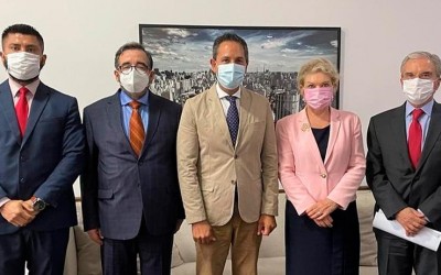 Embaixador do Peru, Romulo Acurio Traverso em vista ofiacial à prefeitura de São Paulo