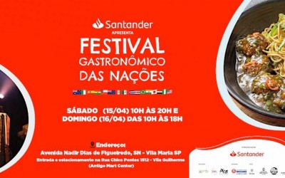 Festival Gastronômico das Nações - Entrada Gratuita