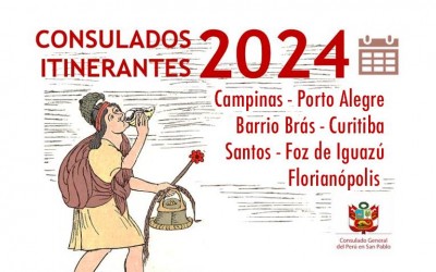Consulado Peruano em São Paulo Anuncia Agenda Itinerante para 2024