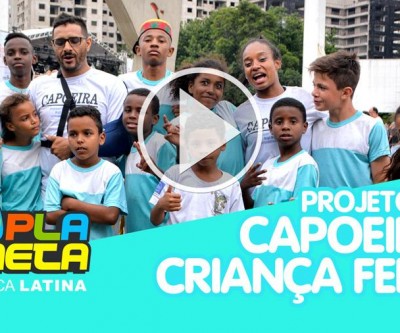 Projeto de Capoeira Criança Feliz no dia da Consciência Negra no Memorial  