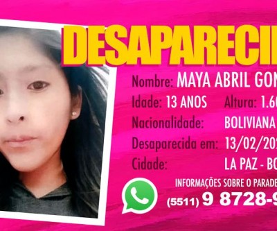 Desaparecida Maya Abril Gonzales