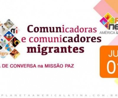 Roda de Conversa Comunicadoras e Comunicadores Migrantes