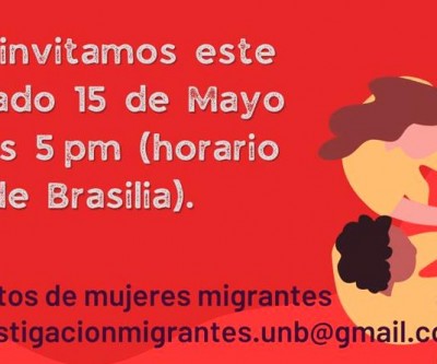 Relatos de mulheres imigrantes - 15 de maio de 2021