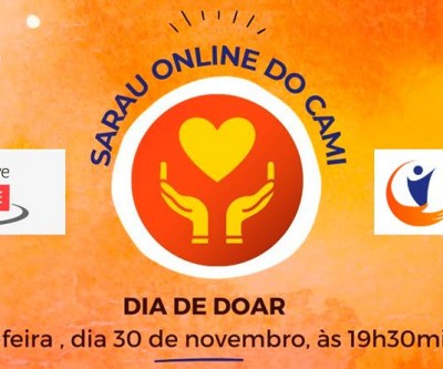 Sarau on-line do CAMI - Um momento para celebrar o Dia de Doar 