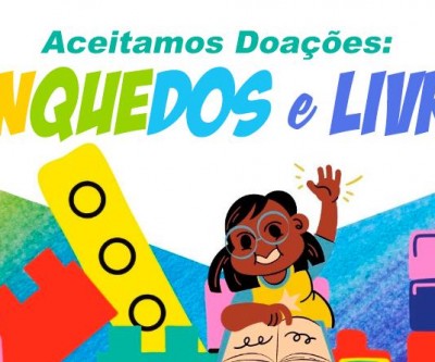 Campanha de doação de brinquedos e livros para as crianças migrantes