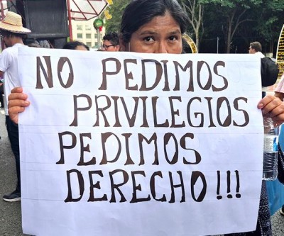 Em Marcha por Direitos, Bolivianos são 9 em Cada 10 Manifestantes na Paulista