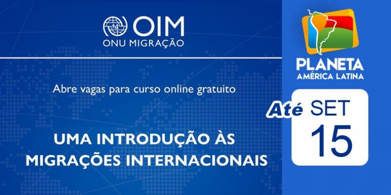 Curso gratuito a distância “Uma Introdução às Migrações Internacionais”