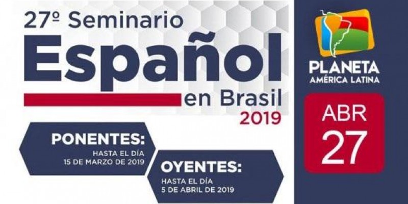 27º Seminário - ESPANHOL em Brasil 2019