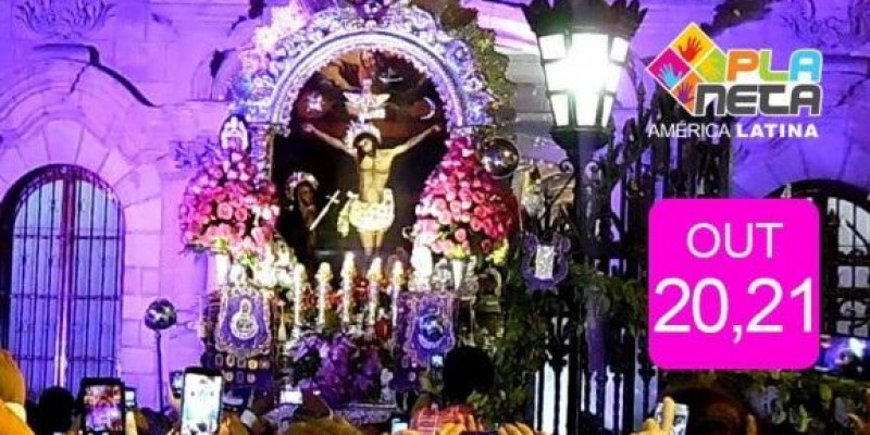 Señor de Los Milagros - procissão 2018 em SP