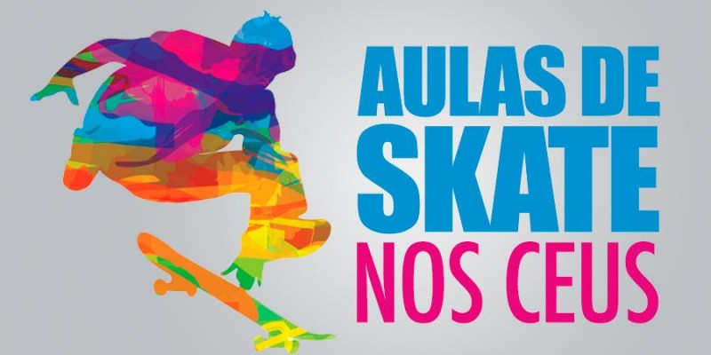 Aulas gratuitas de skate para crianças e adolescentes de 6 a16 anos