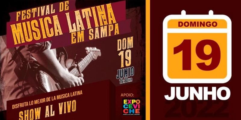Festival de Música Latina em Sampa - 19/6/22