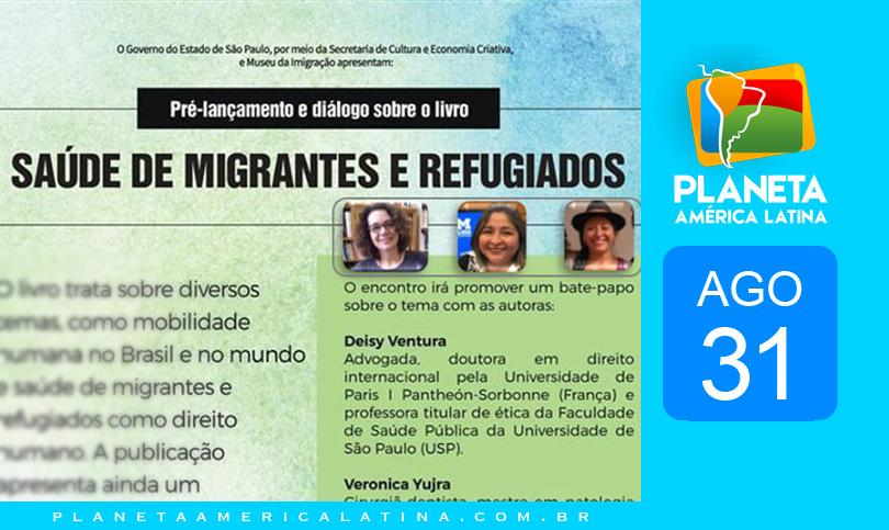 Pré-lançamento e diálogo sobre o livro ‘Saúde de migrantes e refugiados’