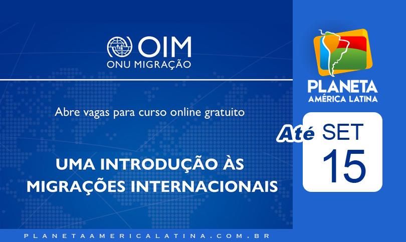 Curso gratuito a distância “Uma Introdução às Migrações Internacionais”