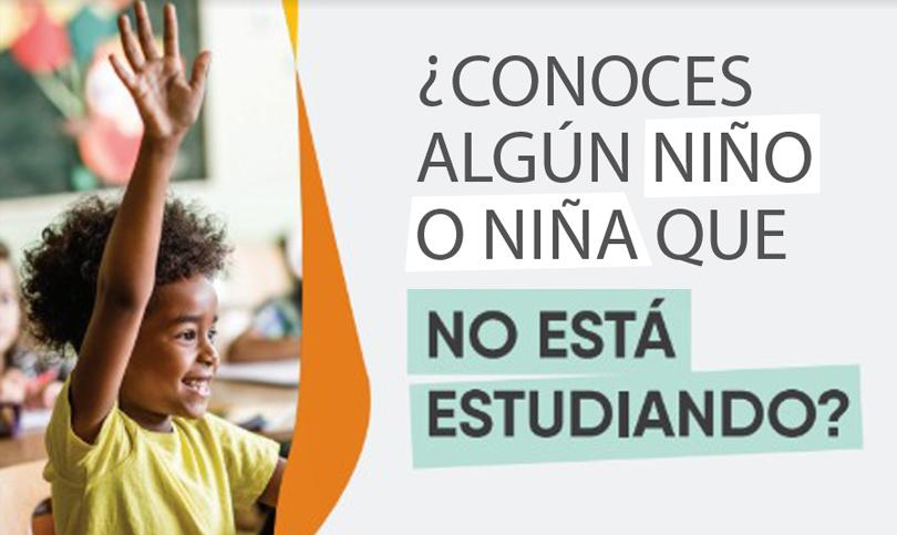 Você conhece alguma criança fora da escola?