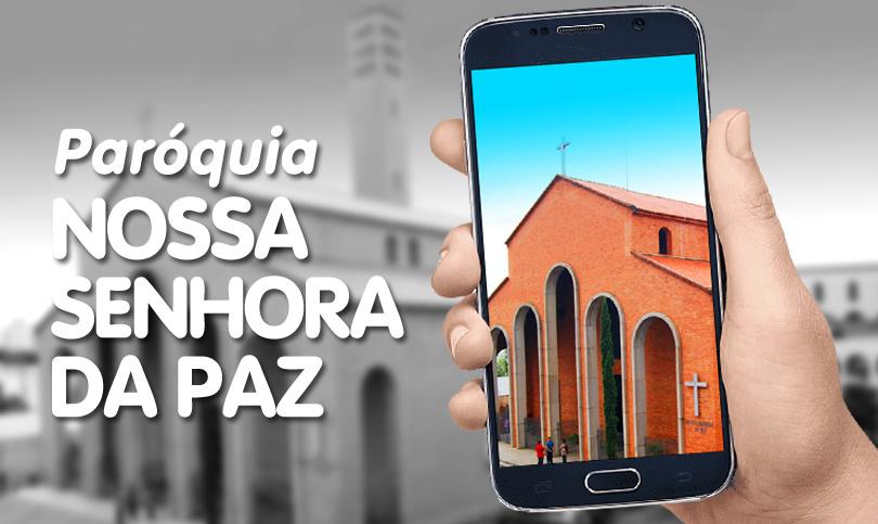 Um alto momentâneo nas missas on-line da paróquia Nossa Senhora da Paz