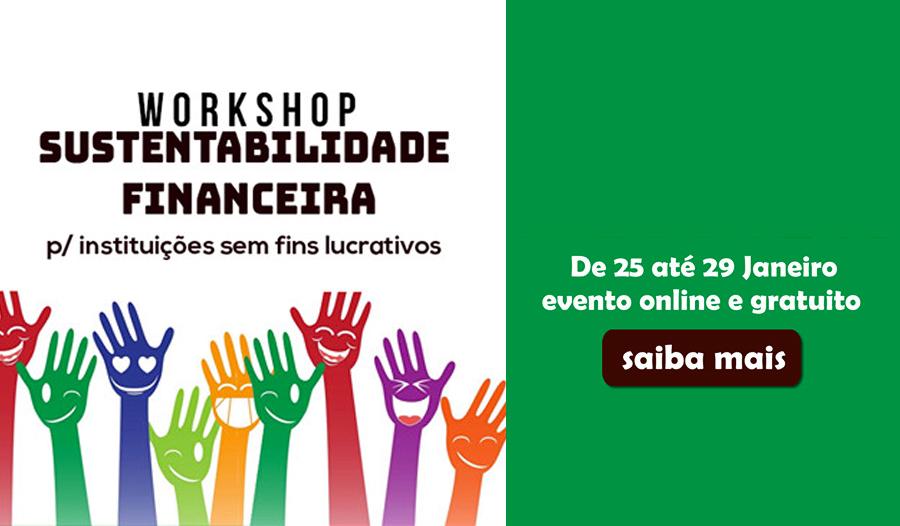 Workshop - Sustentabilidade financeira para associações e OS - sem fins de lucro