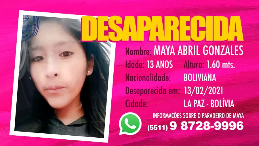 Desaparecida Maya Abril Gonzales
