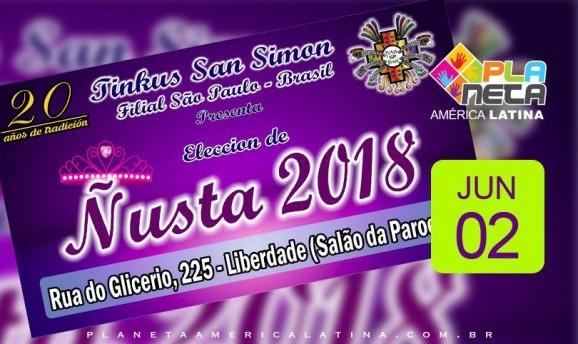 Elección de la Ñusta Tinkus San Simon 2018