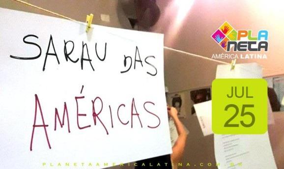 Sarau das Américas_Escadaria da Praça Elis - julho 25 2018
