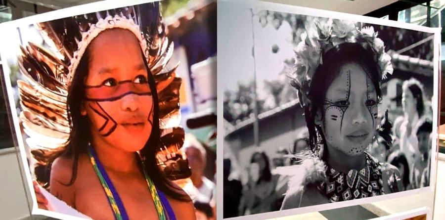 Exposição “Mulheres Indígenas” no Shopping Light em São Paulo