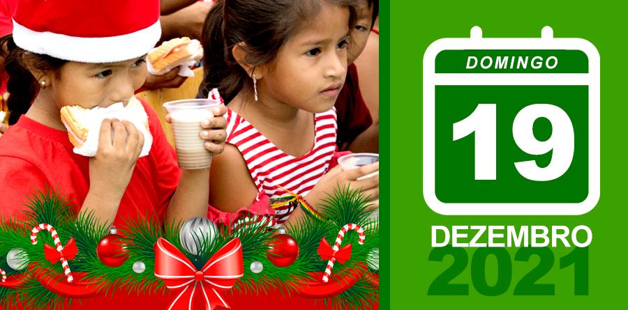 Tradicional Chocolatada Natalina na Praça Kantuta 19/12/21