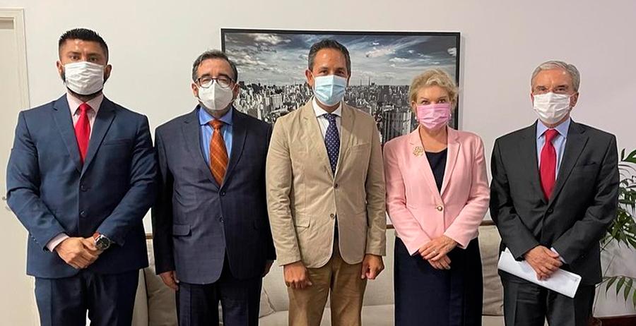 Embaixador do Peru, Romulo Acurio Traverso em vista ofiacial à prefeitura de São Paulo