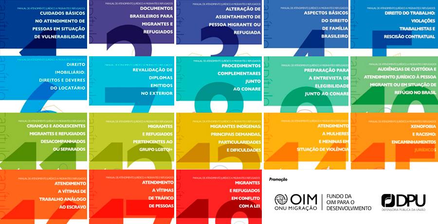 Publicado em Brasil o Manual de Atendimento Jurídico a Migrantes e Refugiados.