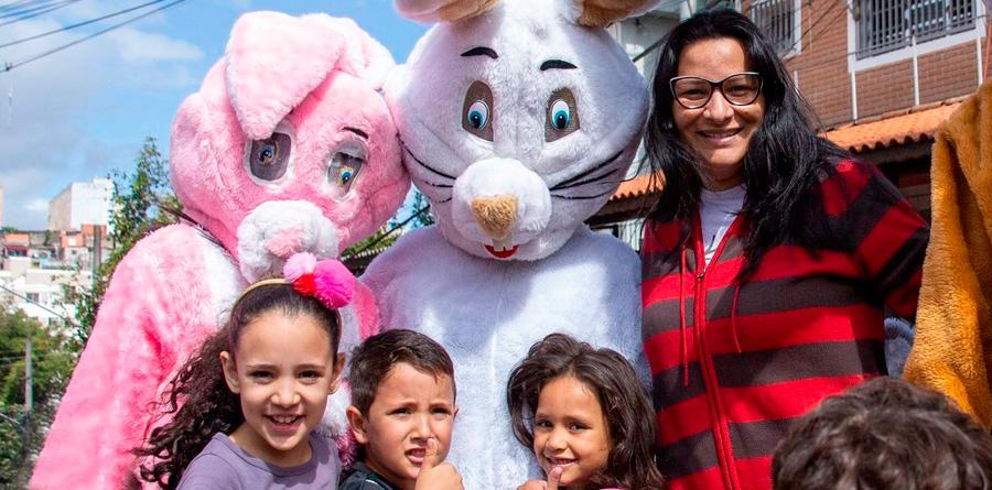 Juliana Cardoso visitou a periferia paulistana no domingo de Pasco 