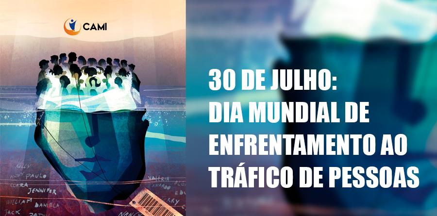 Campanha de enfrentamento ao tráfico de pessoas tem ilustração de imigrante